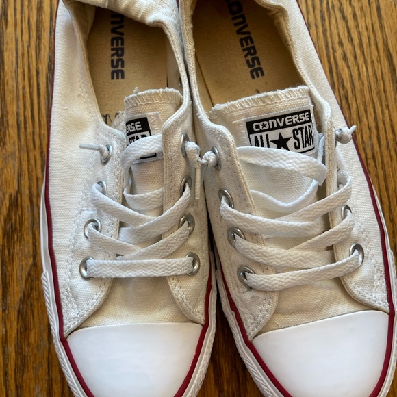 Women's WHITE Chuck Taylor All Star Shoreline Slip-On Sneaker NICE!!! - Picture 5 of 13